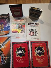 Atari 2600 Console And 27 Games Plus Controllers Lots Of Manuals, Cords Untested