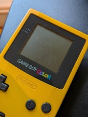100% Original Nintendo Game Boy Color Yellow OEM GBC Handheld 1 YEAR WARRANTY