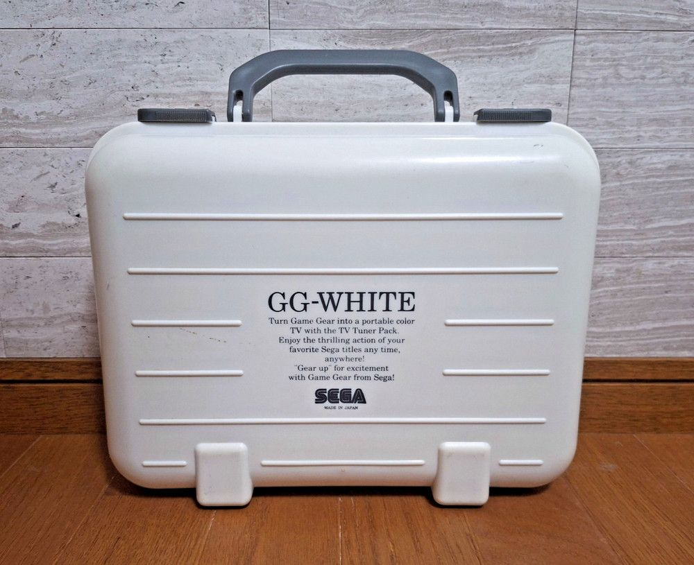 Sega Game Gear WHITE Japan GG *GREAT CASE – HOLY GRAIL – COLLECTORS ITEM*