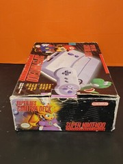 Super Nintendo Junior Jr Control Deck Console in Original Box ~ Tested & Working