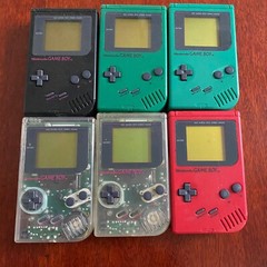 Wholesale Lot – 6pc Original Nintendo Gameboy – Multicolor (Defective buttons)