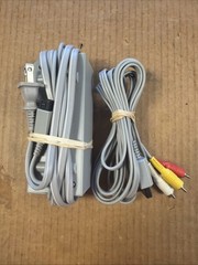 Nintendo Wii Console System, Black RVL-101 (USA) Console & Cords Tested Working