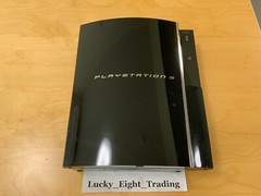 PS3 Clear Black CECHA 60GB Console Full Accessories PlayStation 3 Fat [CC]