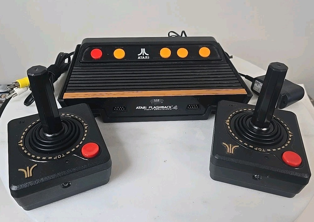 Atari – Flashback 4 classic Game Console Tested & Works Yar&rsquo;s Revenge Centipede