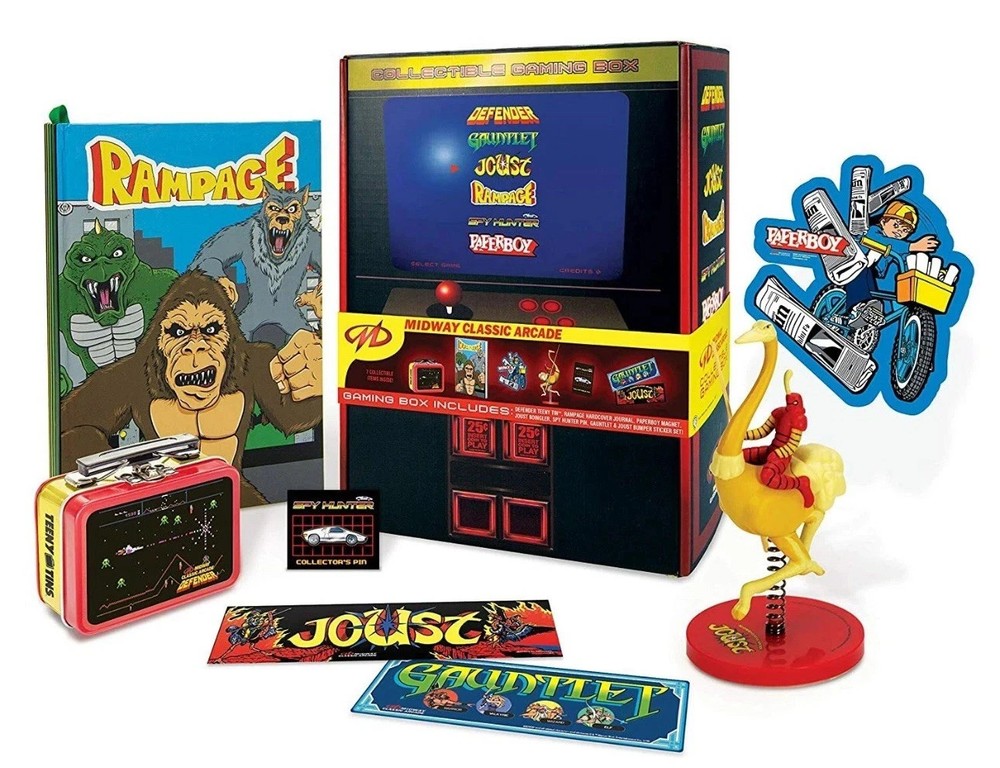 Midway Classic Arcade Game Collectible Loot Box ***New Sealed***