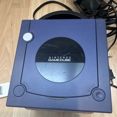 Nintendo GameCube Indigo Purple Console w/ Controller AV/Power + 32MB Card
