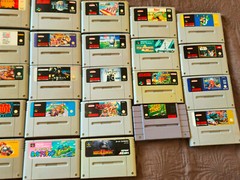 Super Nintendo Snes bundle games console region adapter boxed joblot donkey kong
