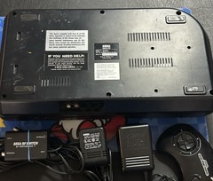 Sega Genesis Model 2 + Sega CD Model 2 Console Bundle OEM Cords Controller