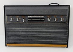 Atari 2600 Light Sixer Console Bundle w/ 5 Games – Jr. Pac-Man & More – Tested!