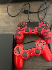 PS4 Console with 2 controllers and 2tb external drive (all cords included)
