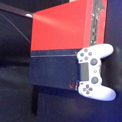 Sony PlayStation 4 PS4 Home Console Black/Red HDMI Wi-Fi w/ White Controller