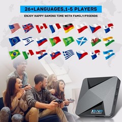 Plug and Play Retro Gaming Console, 37000+ Games, 4K UHD, WiFi, Bluetooth 5.0