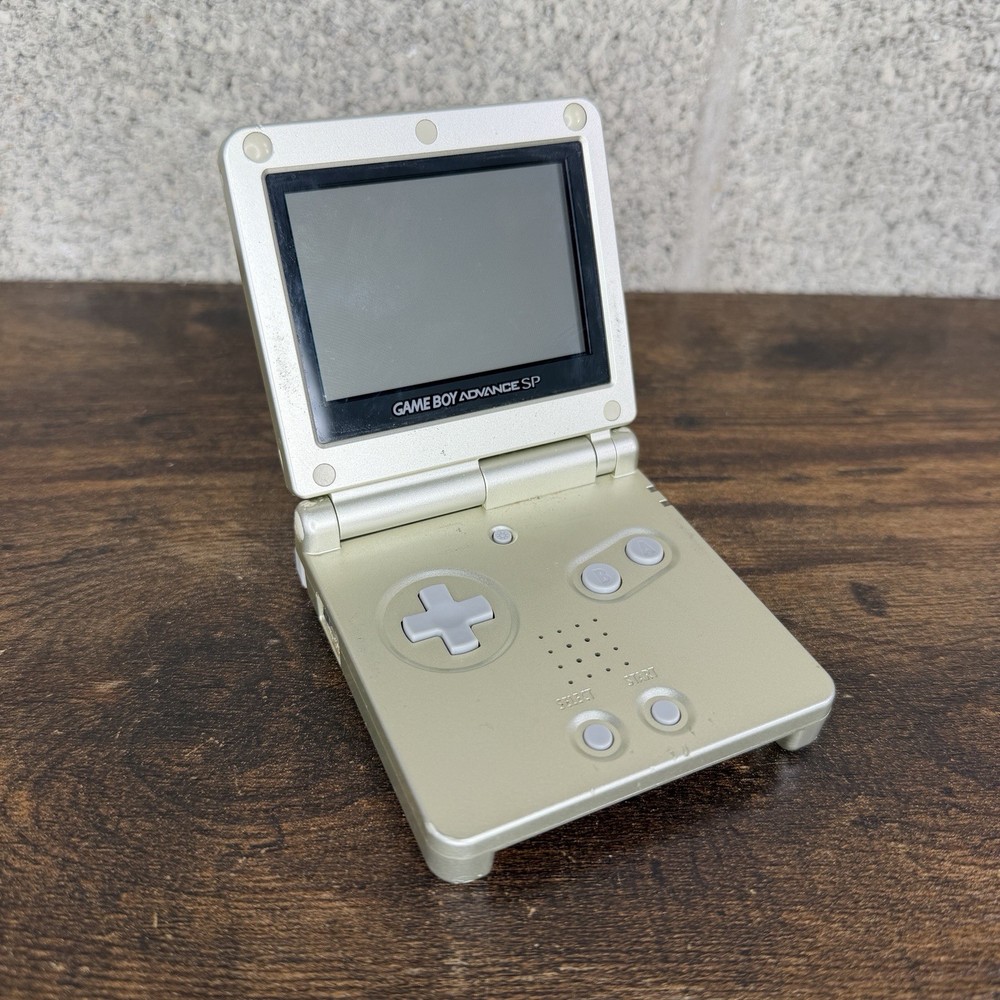 Nintendo Game Boy Advance SP US Exclusive Starlight Gold Toys R’ Us Edition
