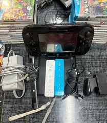 Black Nintendo Wii U Deluxe 32GB WUP-101(02) Lot -23 Games Mario Kart SSB Bundle