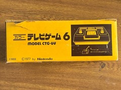 Nintendo Color TV-Game 6 CTG-6V Pong Console Boxed Adapter Manual Tested Japan