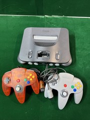 Nintendo 64 Console Only Nus 001 JPN 2 Controllers Atomic Only