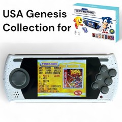 Sega Genesis Ultimate Portable 2GB SD Card w/ USA Game Library + Cover Art Menu