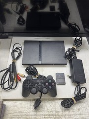 Sony PlayStation 2 Slim Black OEM with 1 Controller, 8MB Memory Card – Tested