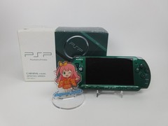 【Very Good】Sony PSP-3000 Spirited Green Console No Battery Japan Ver. #DEN0523/0