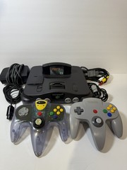 NINTENDO 64 WITH W/2 CONTROLER AND CORDS PLUS TUROK (P18028559)