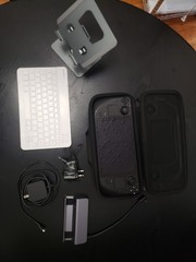 256gb ssd & 128 sd card Valve Steam Deck w/ Case, Dock, Stand