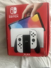 Nintendo Switch OLED Model HEG-001 Handheld Console – 64GB – White
