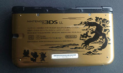 Nintendo 3DS LL Pokemon Premium Gold Limited Edition Japan Region Locked 0201