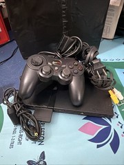 Sony PlayStation 2 Slim SCPH-70012 Black Console NTSC-U/C w/ Controller, 8MB