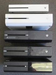 5 Microsoft XBOX One + One S Lot *AS-IS *FOR PARTS *VARIOUS ISSUES