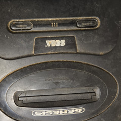 SEGA Genesis MK-1631 Black Console NTSC-U/C Composite RCA RF Cartridge Slot