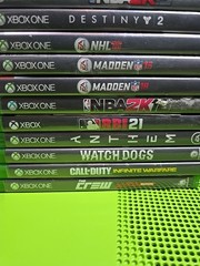 MICROSOFT XBOX ONE S 1681 500GB Slim CONSOLE BUNDLE 16 Games, 1 Controller