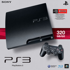 Sony PlayStation 3 PS3 Slim 320GB Console Controller HDMI 1 year warranty