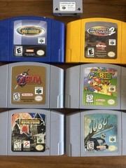 N64 6 Games, Three Controllers, One Memory Pack TESTED
