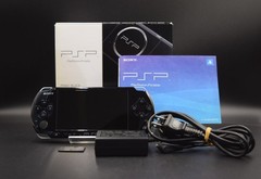 Sony PSP 3000 Piano Black Console Boxed Region Free Tested Working Japan