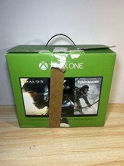 Microsoft Xbox One Console 1TB Black W/ Box No Controller & 4 Games Tested Works