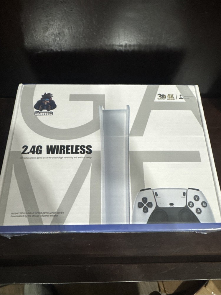 GameStick 2.4G Wireless Home Console 4K UHD White with 3D Audio Technology