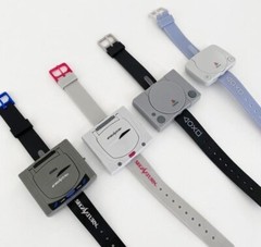Sega Saturn PlayStation VS Watch Complete All 4 Set Takara Tomy Game Console New