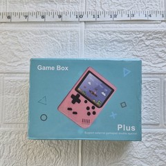 Game Box Plus Handheld Console – Retro Gaming System w/ Preloaded Games – Pink