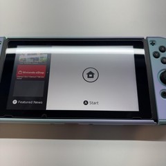 Nintendo Switch Console Pastel Multicolor Joy-Con Handheld System Only Tested