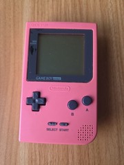 Nintendo Game Boy Pocket MGB-001 – Pink – 100% OEM – Tested Working RARE Import!
