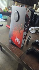 Sony PlayStation 5 Spider-Man 2 Edition Console Black Red White with Controllers