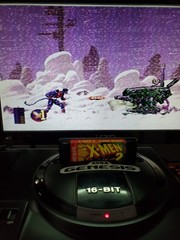 Sega Genesis Model 1601 Console w/ 2x Controllers, Power , AV Cable, 1 Game