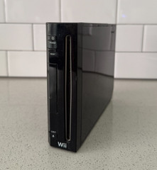 Nintendo Wii RVL-001 Black Console Only – TESTED* Good Condition