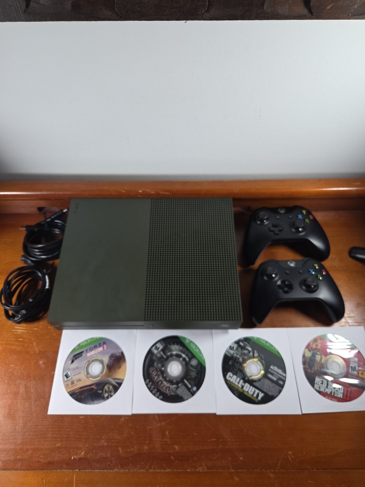 Microsoft Xbox One S 1681 Battlefield 1: Military Green Special Edition Bundle