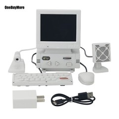 DIY Retro Mini Computer-design Game Console Support AV Input HD + 8G Memory Card