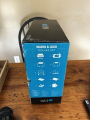 Nintendo Wii U Mario & Luigi Deluxe Set Black Console – Complete – Authentic