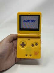 Gameboy Advance GBA SP Pokemon Pikachu Nintendo System AGS-101 Double Brightness