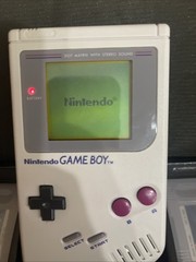 Nintendo Game Boy console and 4 Games With Travel Case & Linkage Cable All Works