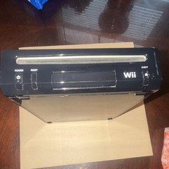 Nintendo Wii RVL-101(USA) Black Console NTSC-U/C 480p w/ Cables & Sensor Bar