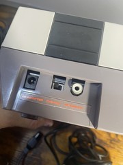 Nintendo NES-001 Console with Controller, Cables, Super Mario Bros Game